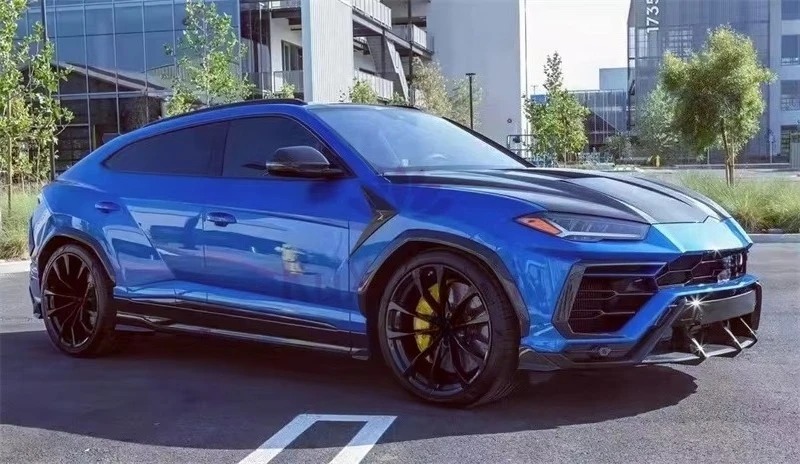 Carbon Package Side Skirt Front bar Edge Rear Diffuser Rear Spoiler Mirror Housing for  Urus TC Style